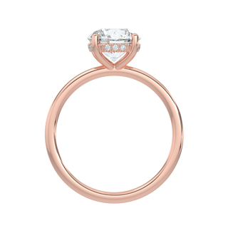 Crown LGD Solitaire Ring-Rose Gold