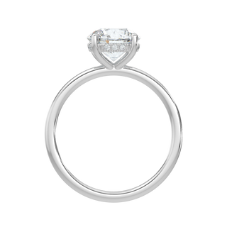 Crown LGD Solitaire Ring-White Gold