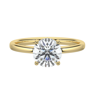 Crown LGD Solitaire Ring-Yellow Gold