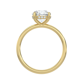 Crown LGD Solitaire Ring-Yellow Gold