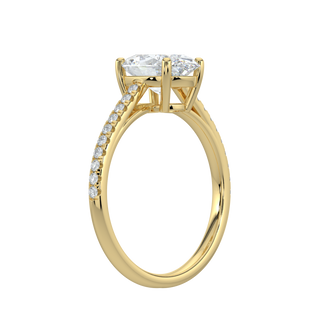 Aurora Oval LGD Solitaire Ring-Yellow Gold