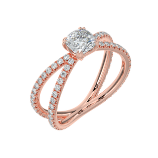 Serenity LGD Solitaire Ring-Rose Gold