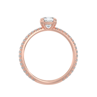 Serenity LGD Solitaire Ring-Rose Gold