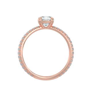 Serenity Solitaire Ring-Rose Gold