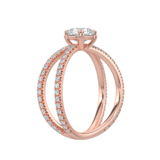 Serenity LGD Solitaire Ring-Rose Gold