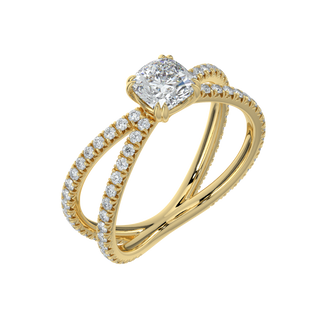 Serenity Solitaire Ring-Yellow Gold