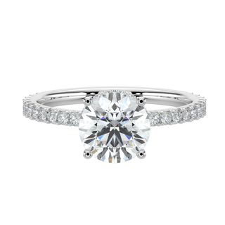 Fairytale LGD Solitaire Ring-White Gold