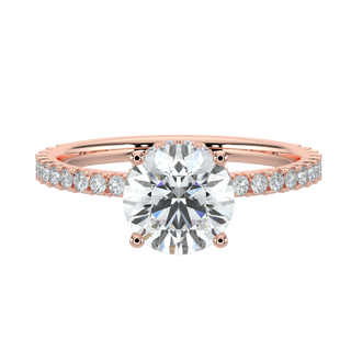 Fairytale LGD Solitaire Ring-Rose Gold
