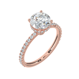 Fairytale LGD Solitaire Ring-Rose Gold