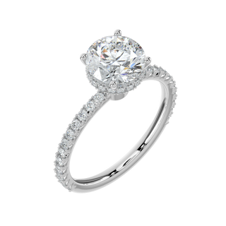 Fairytale LGD Solitaire Ring-White Gold