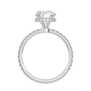 Fairytale LGD Solitaire Ring-White Gold