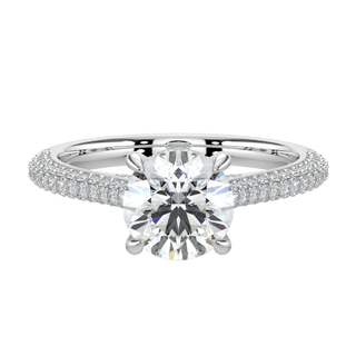 Melody LGD Solitaire Ring-White Gold