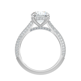 Melody LGD Solitaire Ring-White Gold