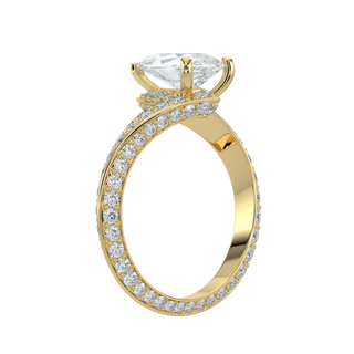 Royale Pear LGD Solitaire Ring-Yellow Gold