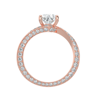 Royale Pear LGD Solitaire Ring-Rose Gold