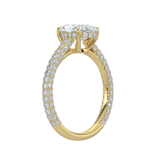 Twilight LGD Solitaire Ring-Yellow Gold