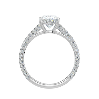 Twilight LGD Solitaire Ring-White Gold