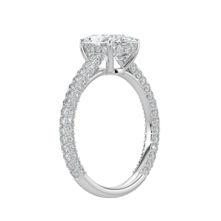 Twilight LGD Solitaire Ring-White Gold