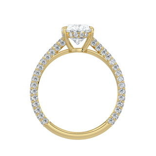 Twilight LGD Solitaire Ring-Yellow Gold