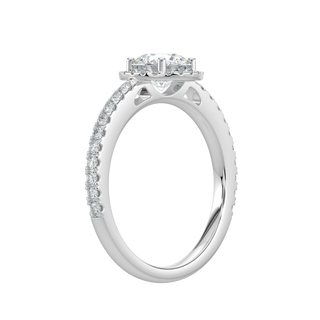 Wedding Solitaire Ring-White Gold
