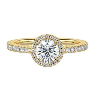 Wedding LGD Solitaire Ring-Yellow Gold