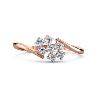 Twinkle Diamond Ring-Rose Gold