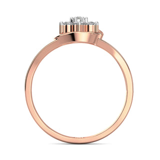 Wildflower Diamond Ring-Rose Gold