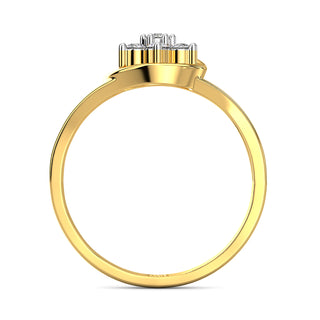 Wildflower Diamond Ring-Yellow Gold