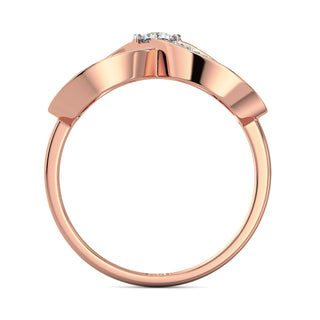 Illuminated Infinity Ring-Rose Gold