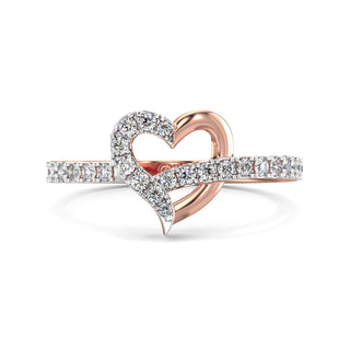 Heart's Symphony Ring-Rose Gold