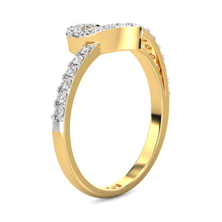 Heart's Symphony Ring-Yellow Gold