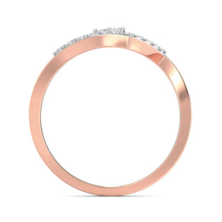 Starlit Diamond Ring-Rose Gold