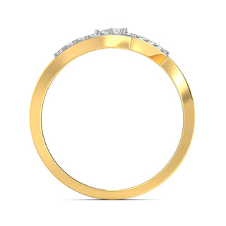 Starlit Diamond Ring-Yellow Gold