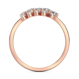 Modern Wimsey Ring-Rose Gold