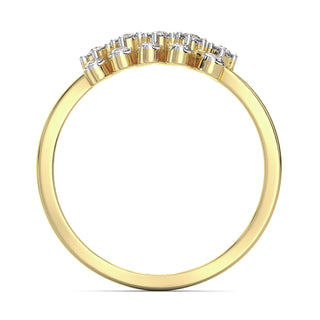 Modern Wimsey Ring-Yellow Gold