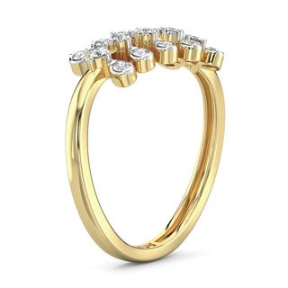 Modern Wimsey Ring-Yellow Gold