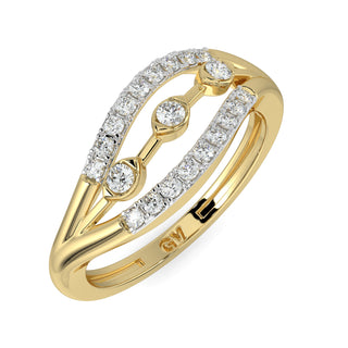 Dew Drop Ring-Yellow Gold