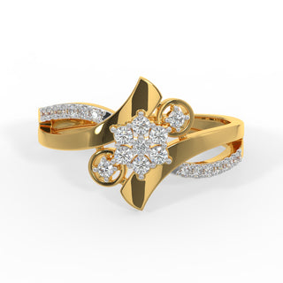 Meadow Diamond Ring-Yellow Gold