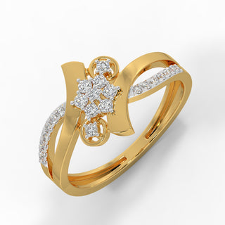 Meadow Diamond Ring-Yellow Gold