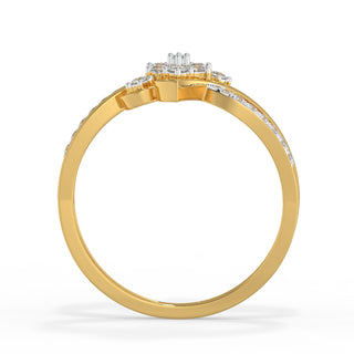 Meadow Diamond Ring-Yellow Gold