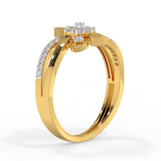 Meadow Diamond Ring-Yellow Gold