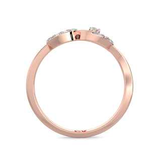 Petal Diamond Ring-Rose Gold