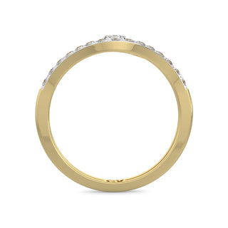 Flame Diamond Ring-Yellow Gold