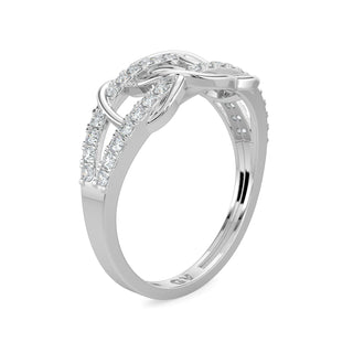 Three Oval Ring-White Gold