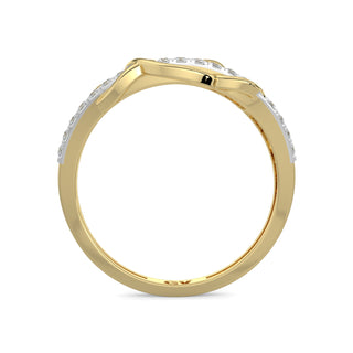 Three Oval Ring-Yellow Gold