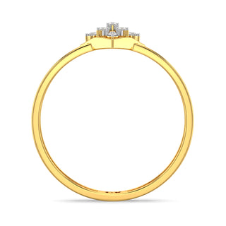 Spark Mesh Diamond Ring-Yellow Gold