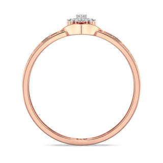 Charming Flicker Mesh Diamond Ring-Rose Gold