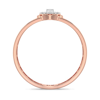 Tiny Treasure Mesh Diamond Ring-Rose Gold