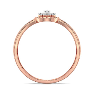 Lily Mesh Diamond Ring-Rose Gold