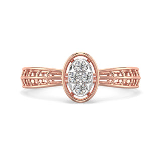 Whisper Diamond Ring-Rose Gold